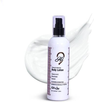 Hi9 Honey & Almond Body Lotion (250ml) | Shea Butter, Vitamin A & E | Hydration