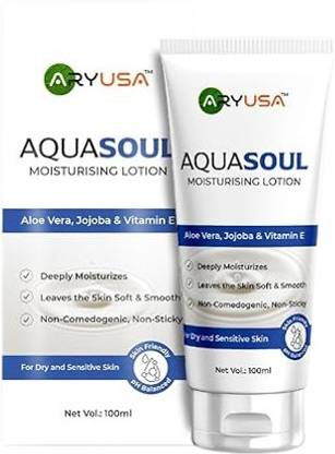 aryusa Non comedogenic non sticky Moisturising Lotion for face and Body