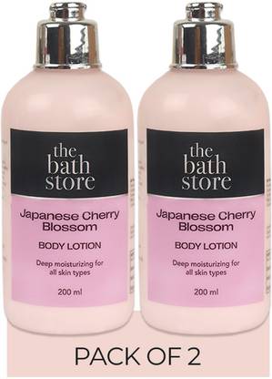 The Bath Store Japanese Cherry Blossom Body Lotion (Pack of 2)