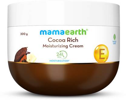 Mamaearth Cocoa Rich Moisturizing Cream with Cocoa Butter & Vit E for Deep Nourishment