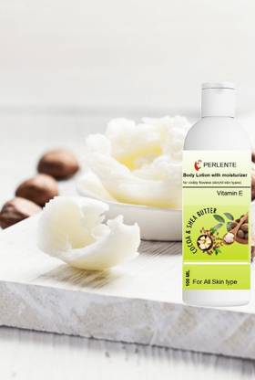 PERLENTE All Day Moisturizer for Face & Body with Cocoa Butter, Shea Butter