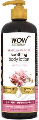 WOW SKIN SCIENCE Himalayan Rose With Lactic Acid Body Lotion