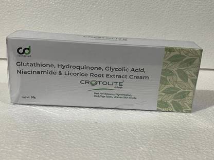 CONTIDERMA Crotolite Glutathione , GlycolicAcid & Licorice Extract Cream