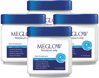 meglow Petroleum Jelly for Cracked Heels Chapped Lips & Dry Elbows Nourish Your Skin