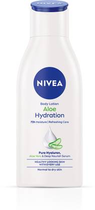 NIVEA Aloe Hydration, Light Lotion Moisturizer, Deep Moisture Serum, Natural Aloe Vera