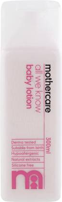 Mothercare All We Know Baby Lotion| Natural Extract Gently Moisturises Delicate Skin