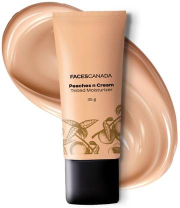 FACES CANADA Peaches N Cream Tinted Moisturizer - Light 01 | Non Oily Lightly Tinted BB Cream