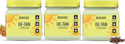 DR.RASHEL De-Tan Cream with Clove & Glycerin | Fades Tan & Restores Glow (Pack of 3)