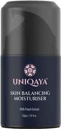UNIQAYA Ultra Hydrating Skin Balancing Moisturiser- Light, Non-Greasy, Hydrating, Moisture Locking, All Skin Types, Evens Skin Tone, Skin Balancing and Renewal, Boost Collagen, 50 gm