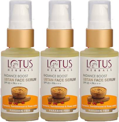 LOTUS HERBALS Radiance Boost Glow Ubtan Serum