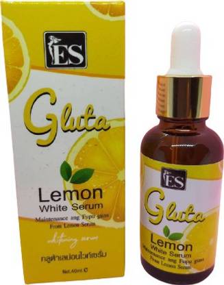 Gluta Lemon White Serum, remember wrinkles, dark spots, reduce damage from light 120ml