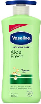 Vaseline ALOE FRESH HYDRATING BODY LOTION 400 ML, COMBO OF 1