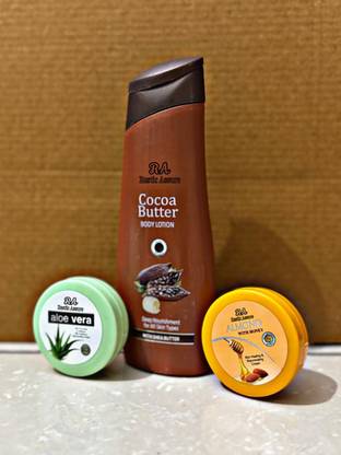 Rastic Assure 1 Pic Coco Butter 100ml Body Lotion & 2 Pic Almond & Alovera 15ml Cream