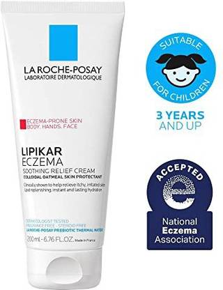LA ROCHE-POSAY Lipikar Soothing Relief Eczema Cream Face And Body Lotion For Eczema