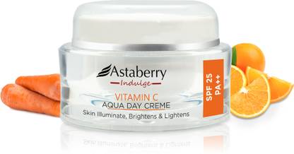 ASTABERRY Indulge Vitamin C Aqua Day Creme for Skin Brightening - Sulphate & Paraben Free