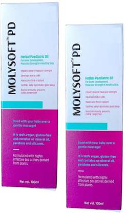 Contimist Molysoft PD baby massege oil set of 2 (100ml*2)