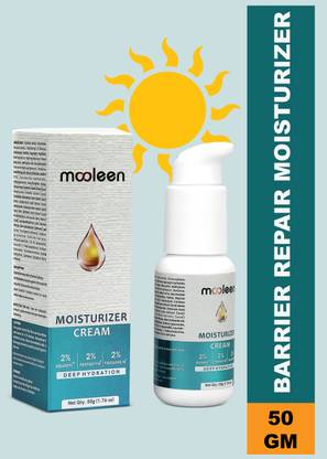 mooleen Moisturizer with Aquaxyl, Oil Free & Non-Sticky | Deep Hydration, UV Protection
