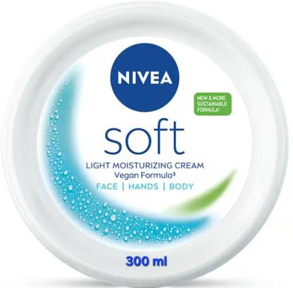 NIVEA SOFT LIGHT MOISTURIZING CREAM 300 ML