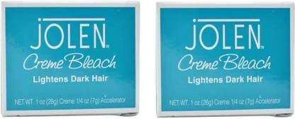JOLEN Bleach Cream (Creme-28Gm Accelerator-7Gm) (Pack Of 2) - 35g