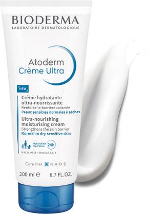 BIODERMA Atoderm Creme Ultra Daily Hydrating Moisturizer For Normal To Sensitive Dry Skin
