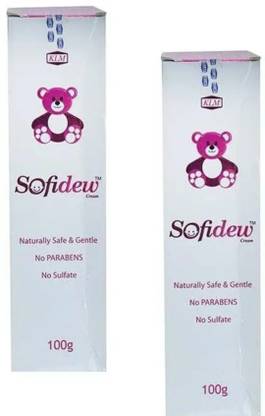 Sofidew Cream | Parabens Free Baby Cream | Baby Cream | Pack of 2 |