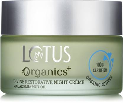 लोटस organics+ डिवाइन रेस्टोरेटिव नाइट क्रीम