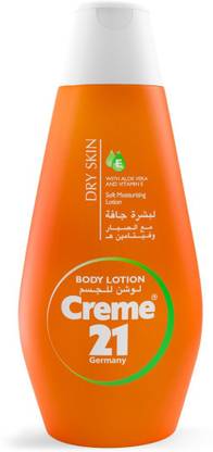 Creme 21 Body Lotion for Dry Skin|With Aloe Vera & Vitamin E | For Men & Women  (400 ml) at Rs. 91