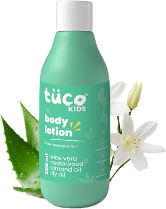 TuCo Kids Summer Lotion | Aloe & Almond | 8-hr Moisture | Non-Greasy