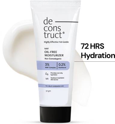 deconstruct Oil-Free Moisturizer | Non Sticky,Fast absorbing |72 Hr Hydration for Oily Skin