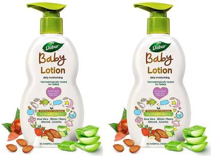 Dabur Baby Pk-2-200ml Lotion Daily Moisturizer Dermatologically Tested