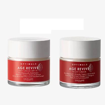 Oriflame Sweden optimals age revive day & night combo set ( pack of 2 )