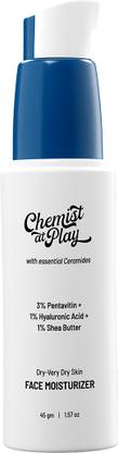 Chemist at Play Face Moisturizer with essential Ceramides for Dry-Very Dry Skin | Dry Patches