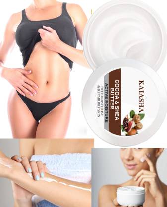 KAIASHA Cocoa Body Cream -Cocoa Butter Moisturizing Face & Body For All Skin Types