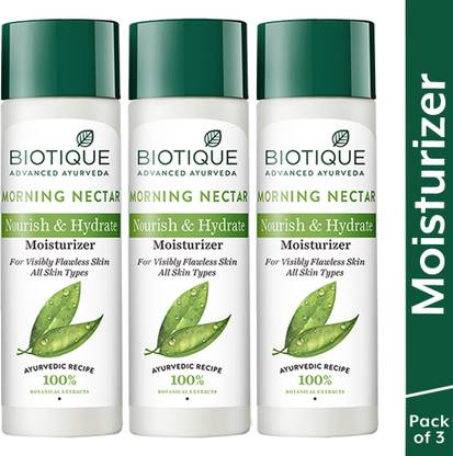 BIOTIQUE Morning Nectar Nourishing Lotion 570ml (190ml x 3)