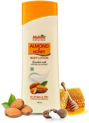 Multani Natural Almond & Honey Body Lotion | Hydrating & Refreshing -