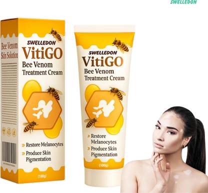 SWELLEDON Vitigo Bee Venom Cream Lightweight and Fast-Absorbing