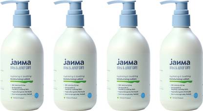 Janma Care Hydrating & Soothing Moisturizing Lotion For baby&Kids|Doctor Certified Set of 4