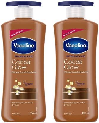 Vaseline COCOA GLOW BODY LOTION 400 ML SET OF 2