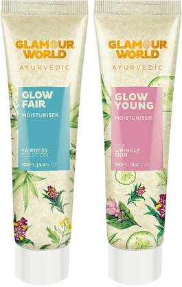 Glamour World Ayurvedic Glow Fair Moisturiser & Glow Glow Young