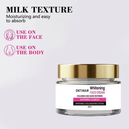 Detailr Face Brightening & Radiance Cream – Moisturizing Daily Glow Cream