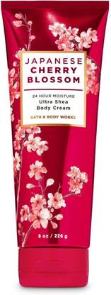 BATH & BODY WORKS Japanese Cherry Blossom Signature Collection Body Cream 8 oz