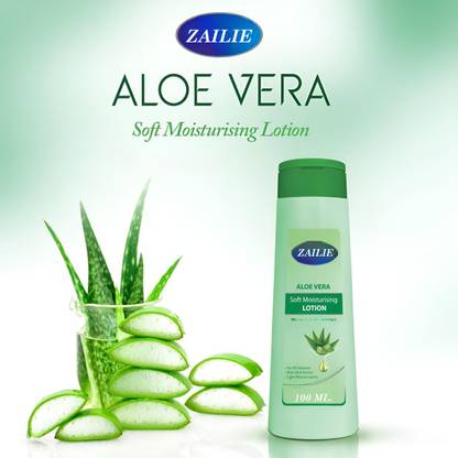 Zailie aloe vera Lotion 100ML. Body Care Lotion - Pack of 1