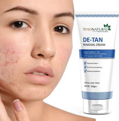 7 Days DE Tan Night Cream For Tan Removal Men Women