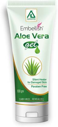 Aplomb Embellish Pure Natural Aloe Vera Gel Moisturises, Nourishes Skin for Face & Hair