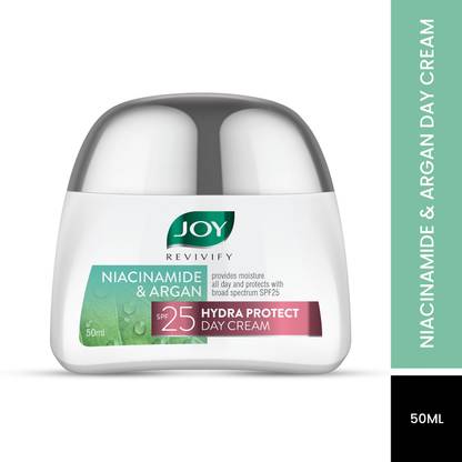 Joy Revivify Niacinamide & Argan Hydra Protect Day Cream with SPF-25
