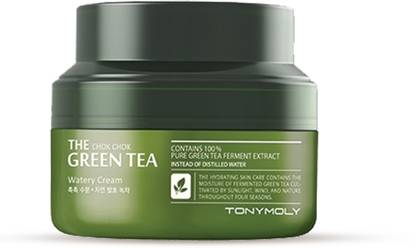 Tonymoly Chok Chok Green Tea Watery Moisture Cream for Hydrated Skin