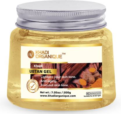 khadi ORGANIQUE Ubtan Face Massage Gel Reduces Fine Lines & Wrinkles