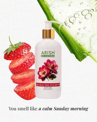 ARISH BIO-NATURAL Aloe Body Milk With SPF 30