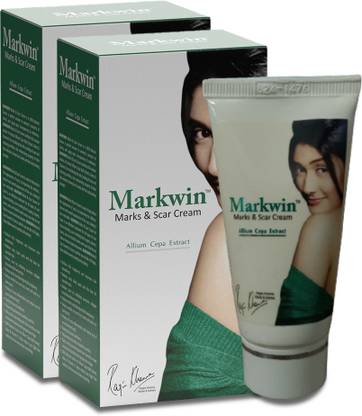 Markwin Mark & Scar Cream | Stretch Marks & Wrinkle Cream with Vitamin E- Pack of 02