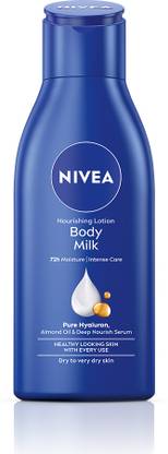 NIVEA Body Lotion for Very Dry Skin, Nourishing Body Milk with 2x Almond Oil, For Men & Women (120 ml) deal from flipkart